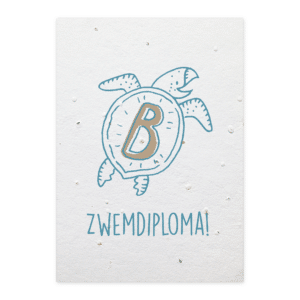 groeikaart zwemdiploma groeipapier