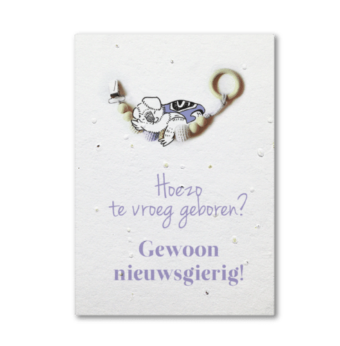groeipapier groeikaart prematuur dysmatuur