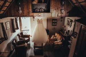 bruiloft trouwjurk