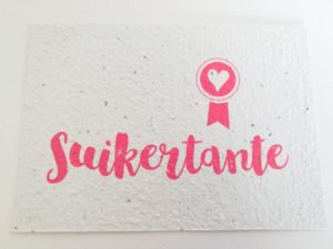 groeikaart suikertante