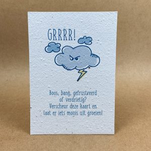 groeikaart Grrr verscheur deze kaart