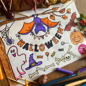halloween kleurplaat